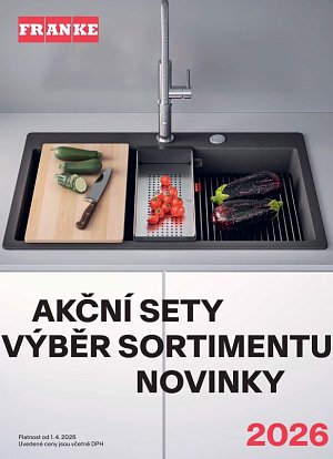 AKČNÍ NABÍDKA DŘEZŮ A BATERIÍ FRANKE 2026
